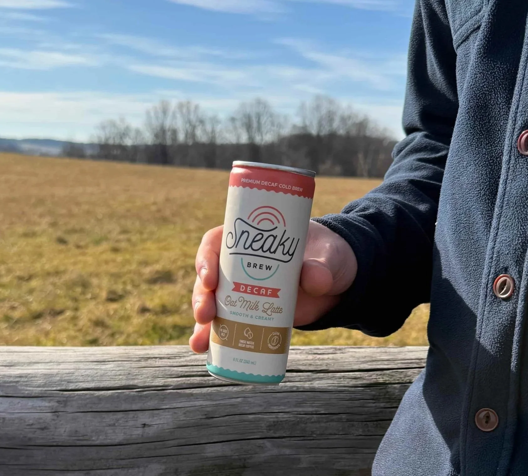 Classic Decaf Oat Milk Latte — Sneaky Brew